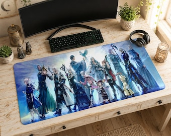 FFXIV Scions-muismat | Bureaumat, Final Fantasy XIV-aquarelkunstmat