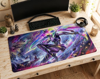 Akali Prestige Mouse Pad | Desk Mat, League of Legends Watercolor Art Mat