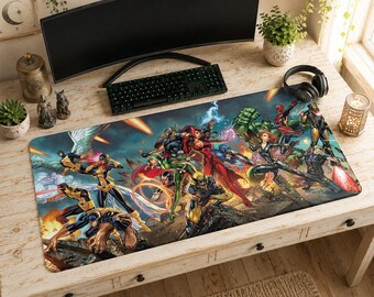 Marvel-muismat | Bureaumat, Avengers fanart-decor