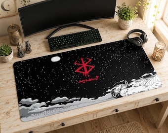 Berserk Brand of Sacrifice Muismat | Bureaumat, Berserk Anime Dark Aesthetic Mat