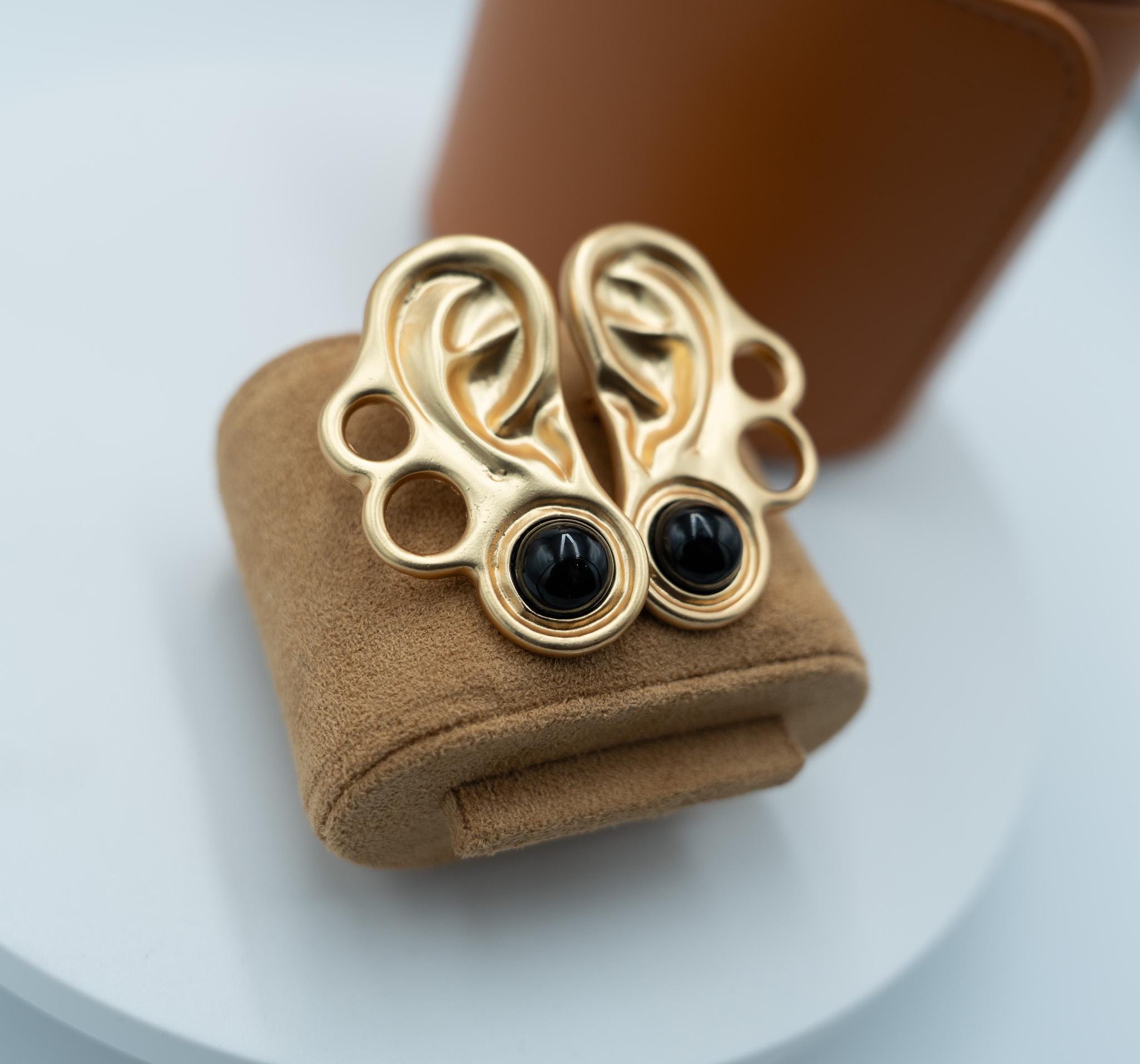Schiaparelli Keyhole Earrings - Etsy