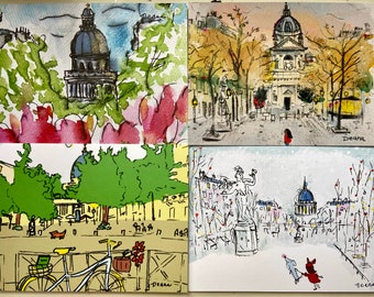 Paris Seasons Notecard Set