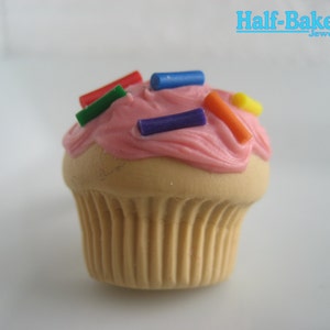 Strawberry Cupcake Ring w/ Adjustable Ring Base
