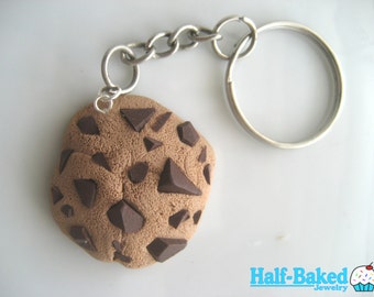 Chocolate Chunk Cookie Keychain