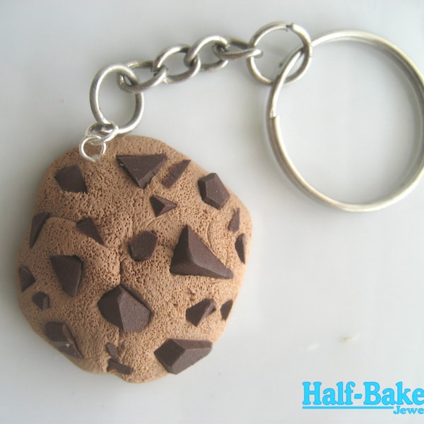 Chocolate Chunk Cookie Keychain
