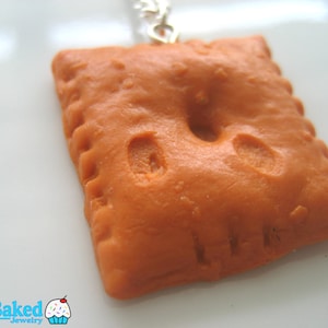 Cheez-It Necklace w/ Sterling Silver Chain