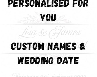 Invitation "Retenez cette date" personnalisée | Faites gagner votre date de mariage personnalisée | Faire-part de mariage floral élégant | Téléchargement numérique