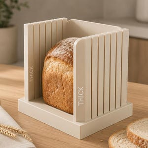 Bread Slicer Guide | Adjustable Bread Cutting Guide | Foldable Bread Slicing Tool | Kitchen Bread Cutter | Homemade Bread Slicer