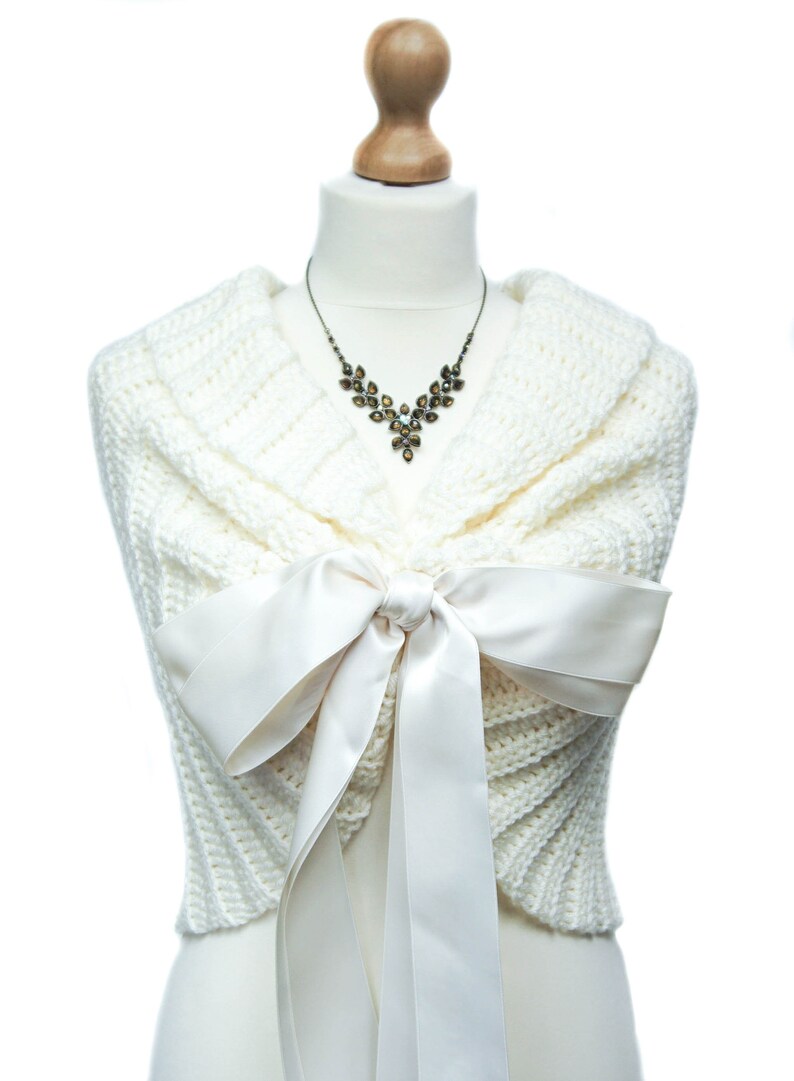 Bolero Jacket Crochet Lace Bolero Jacket Crochet Bridal Shrug Wedding Ivory Bolero Ivory Wedding Shrug Lace Bridal Bolero Bridal Shawl