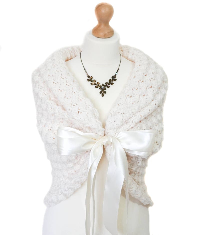 Ivory Bridal Shawl Wedding Wrap Bridal Cover Up Wedding Etsy
