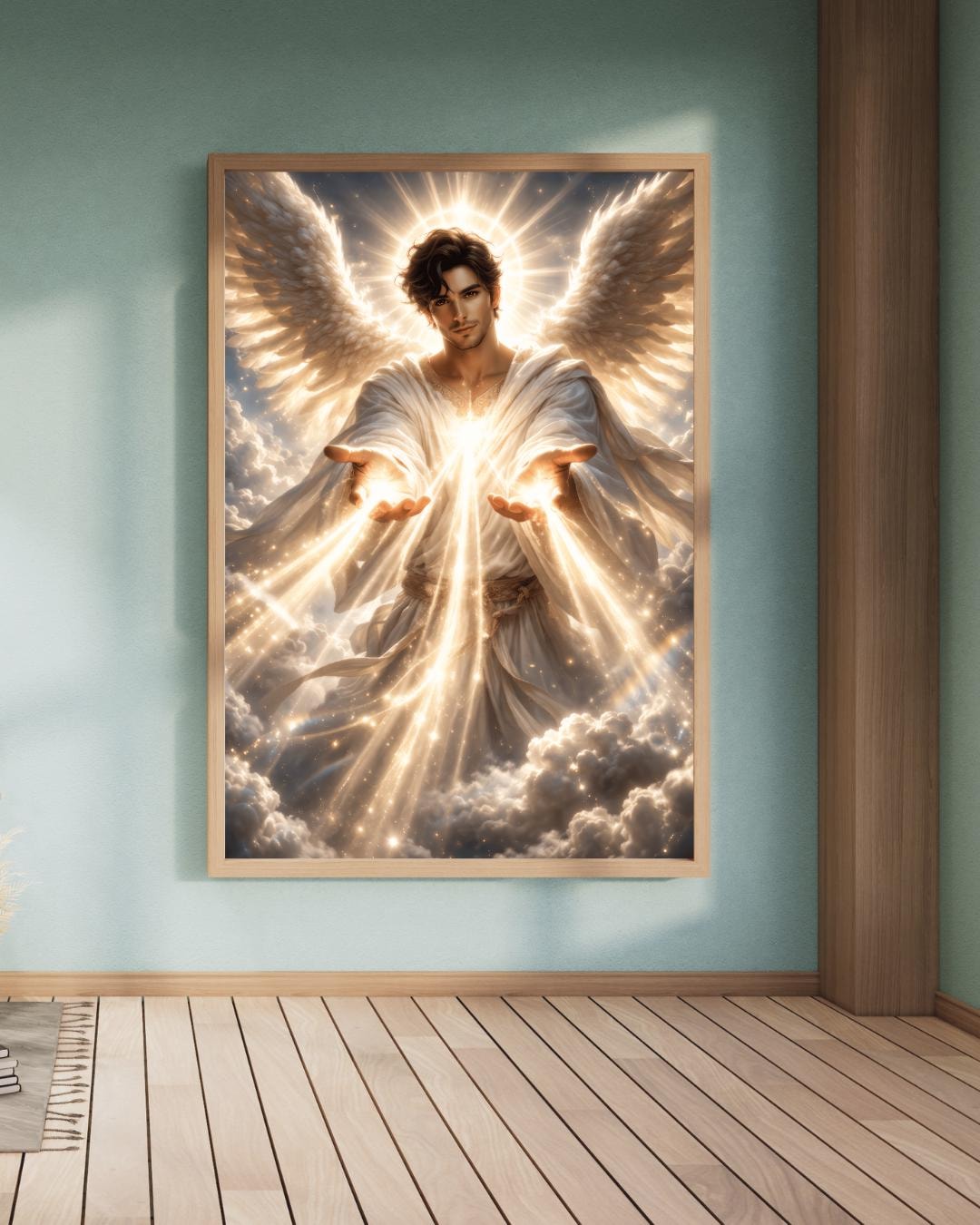 Archangel Raphael – Angel of Healing & Divine Light Fine Art Print ...