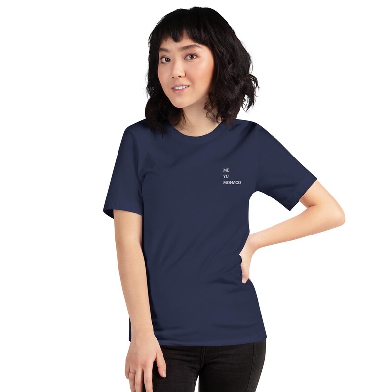 Unisex t-shirt Monaco Montecarlo( ME YU MONACO ) blu notte