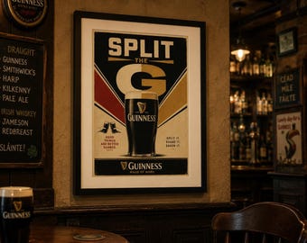 Split the G retro poster