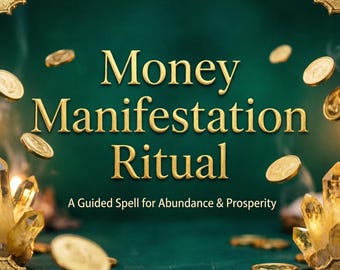 Money Manifestation Spell PDF | Abundance Ritual Guide | Prosperity Magic Digital Download | Instant Access