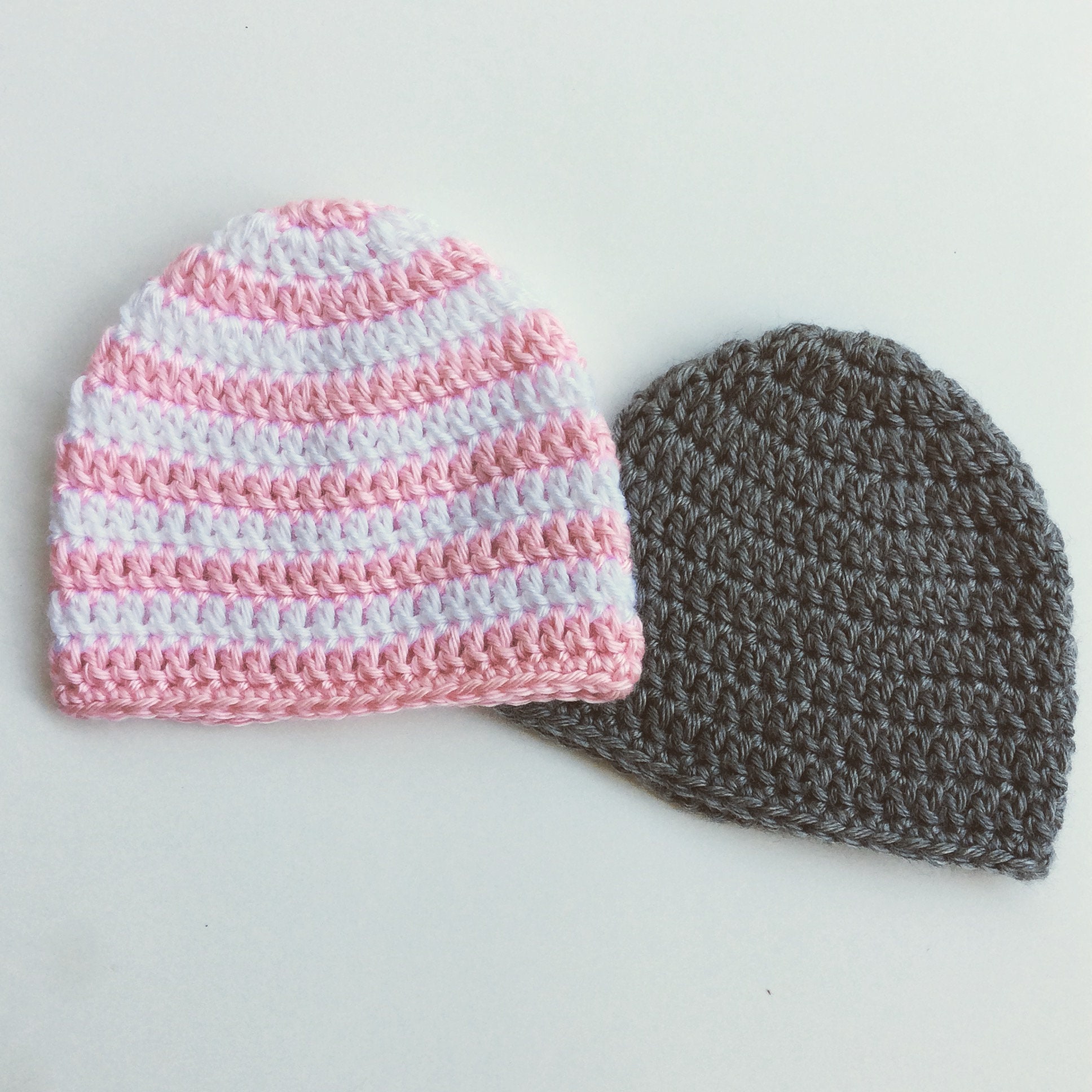 Crochet Pattern // Double Crochet Beanie // Easy // Written Etsy