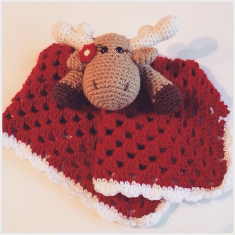 GIRL Moose Security Blanket // Made To Order Etsy