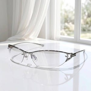 Y2K Futuristic Wraparound Sunglasses | Slim Metal Cat Eye Frames | Cyberpunk Tinted UV400 Shades for Parties and Festivals