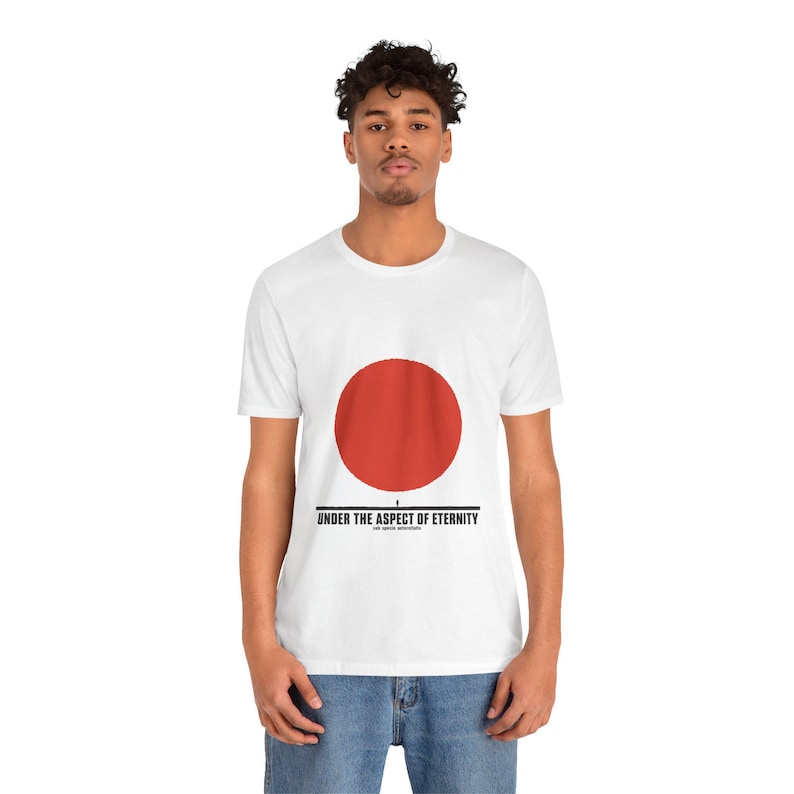 Stoic Philosophy Tee · Sub Specie Aeternitatis · Spinoza View from Eternity Shirt · Minimalist Gift for Philosophy Major image 15