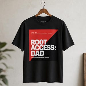 Sudo Dad Tee · Root Access Dad T-shirt · Rolig Linux Sysadmin Fars dag-present · Programmerare Dad Command Line T-shirt