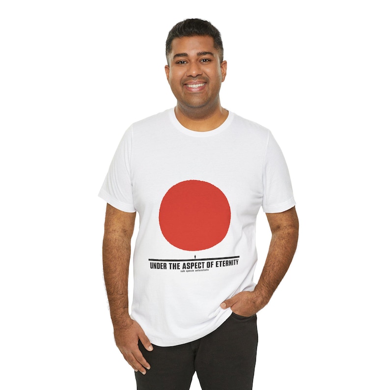 Stoic Philosophy Tee · Sub Specie Aeternitatis · Spinoza View from Eternity Shirt · Minimalist Gift for Philosophy Major image 19