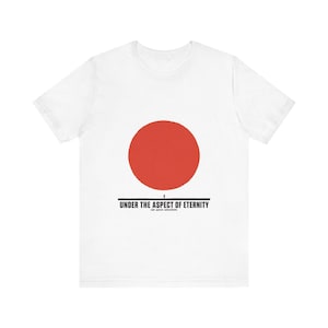 Stoic Philosophy Tee · Sub Specie Aeternitatis · Spinoza View from Eternity Shirt · Minimalist Gift for Philosophy Major image 2