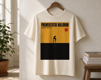 Stoic Tee · Premeditatio Malorum Rehearse the Worst · Ladder Shirt · Philosophy Gift for Gen Z Reader
