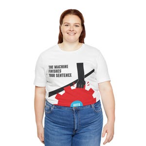 T-shirt Dread existentielle pour programmeur · La machine finit votre phrase · Copilote avec humour à saisie semi-automatique · Cadeau pour développeur de logiciels image 18