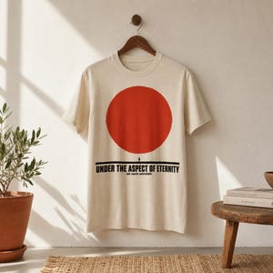 Maglietta con filosofia stoica · Sub Specie Aeternitatis · Maglietta Spinoza View from Eternity · Regalo minimalista per studenti di filosofia