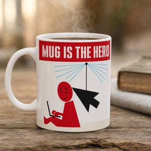 Funny Programmer Mug · Standup Is In Five · Daily Scrum Dread Coffee Mug · Gift for Software Developer New Hire