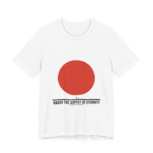 Stoic Philosophy Tee · Sub Specie Aeternitatis · Spinoza View from Eternity Shirt · Minimalist Gift for Philosophy Major image 4