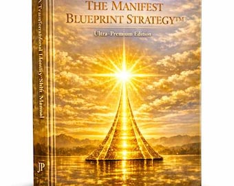 The Manifest Blueprint Strategy, Abundance, Mindset Success Step-by-step Plan You can Visualize (Digital Journal)