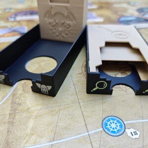 Eldritch Horror – Card Boxes / Sorting Boxes for Base Game (Clues/Myth Cards) - STL Files