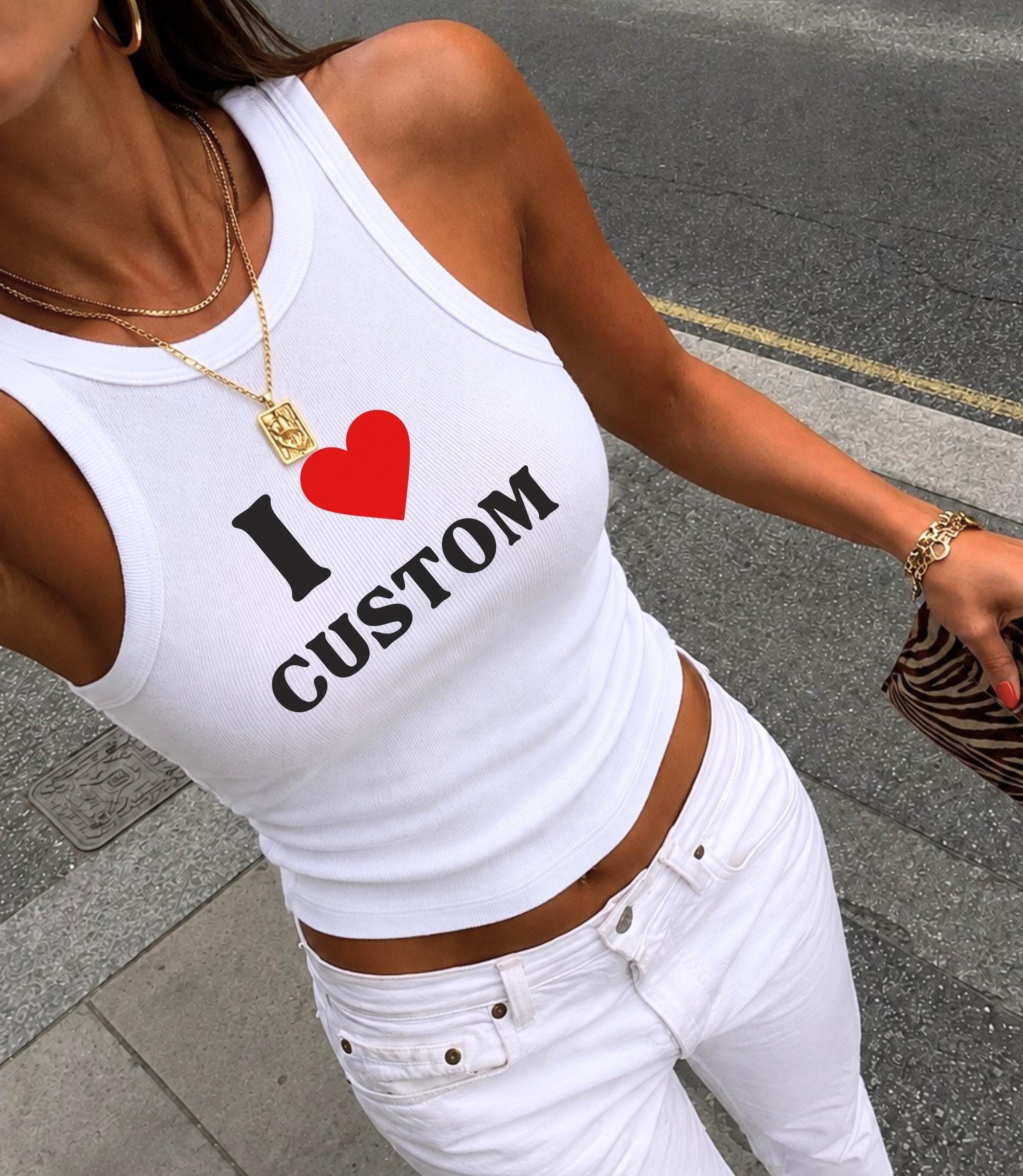90s White Tank Top - Etsy