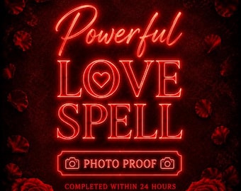 Love Spell Ritual for Attraction, Romance, Passion & Deeper Connection (Completed within 24 hours)