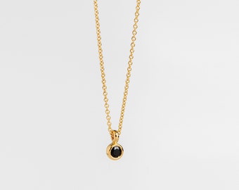 14K octobre fille Pierre de naissance Charm Nouveau Pendentif or jaune