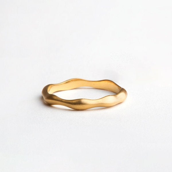 Organic Wedding Ring Etsy