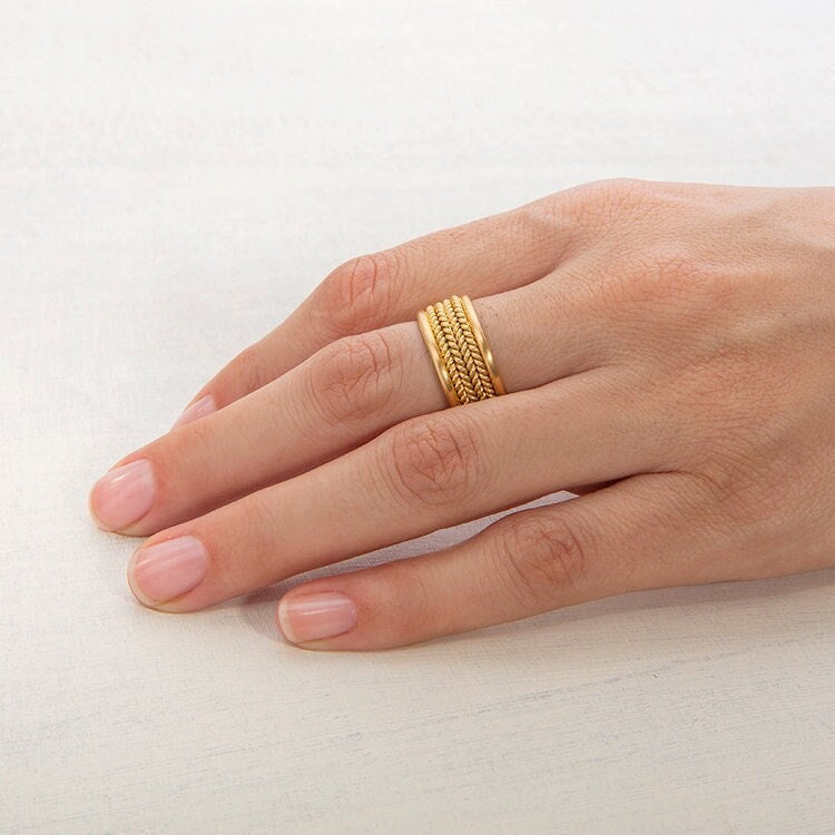 Designer Gold Ring Etsy Singapore
