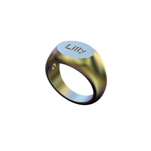 UPGRADE ONLY Personal Engraving Outer Engrave Upgrade for Seal Ring Monogram Ring Initial Engraving Personalized Jewelry Custom image 8