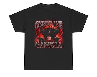 Koszulka bawełniana Sensitive Gangsta