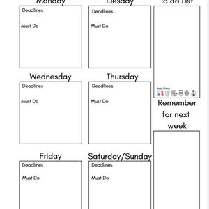 Student Planners for Success: 60 pages of smart planning tools for ALL students. DIGITAL DOWNLOAD