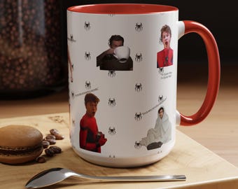 Tazza con collage di meme di Spider-Man / Tazza da caffè decorativa