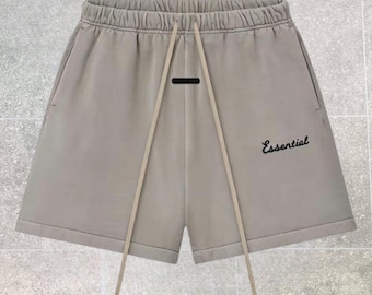 FOG Essential Shorts Men Casual Sweat Shorts Relaxed Fit Streetwear Summer