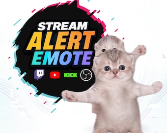 Cats Dancing to Money Pull Up Twitch Alert & Emote Pack | Funny Animated Cat Meme, Transparent WEBM, Sound + Silent
