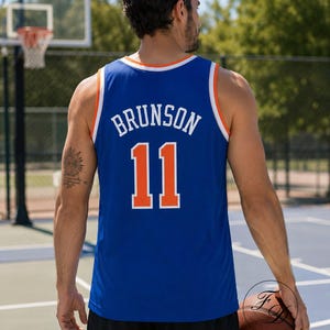 Brunson 11 Basketball Jersey Style Tank Top, Athletic Sports Fan Shirt