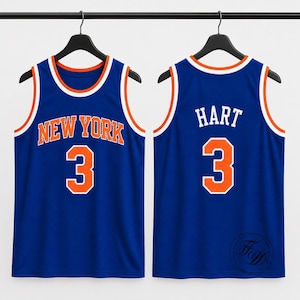 Josh Hart 3 Basketball Jersey | New York Style Sleeveless Streetwear