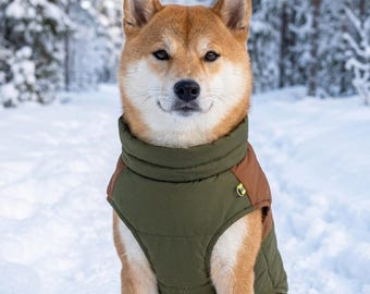 Waterproof dog jacket, Reflective Winter Pet Coat for Small Dogs