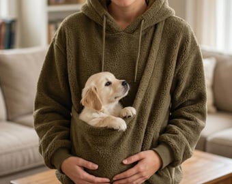 Hoodie Blackley Sweatshirt Solid Color Men's Kangaroo Hoodie with Pet Pocket Unisex