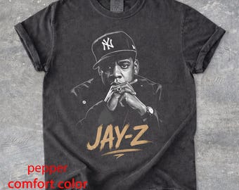 Jay Z Shirt, Vintage Hip Hop Rapper Tee, New York Rap Graphic T-Shirt, Comfort Colors Streetwear Shirt, Rap Fan Gift, Music Lover Tee