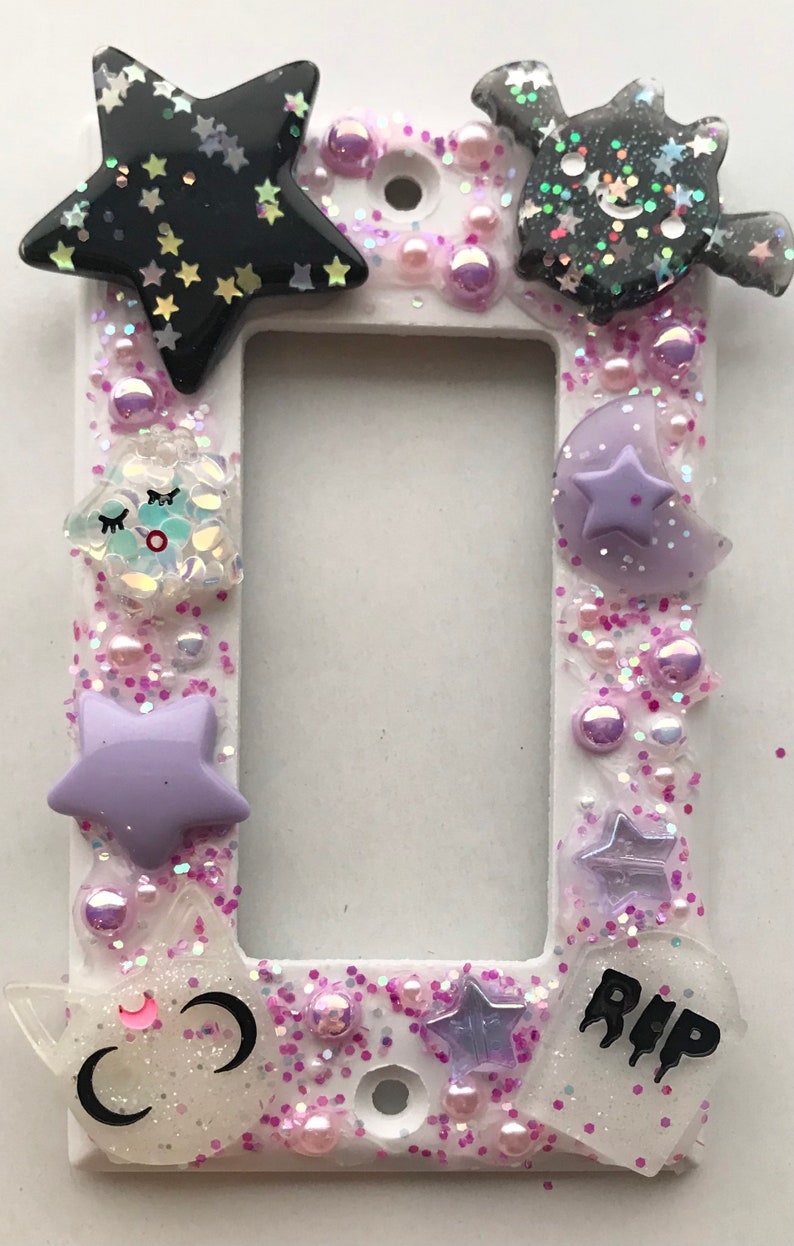 Pastel Goth/creepy Cute/ouija Kawaii Light Switch Cover Etsy