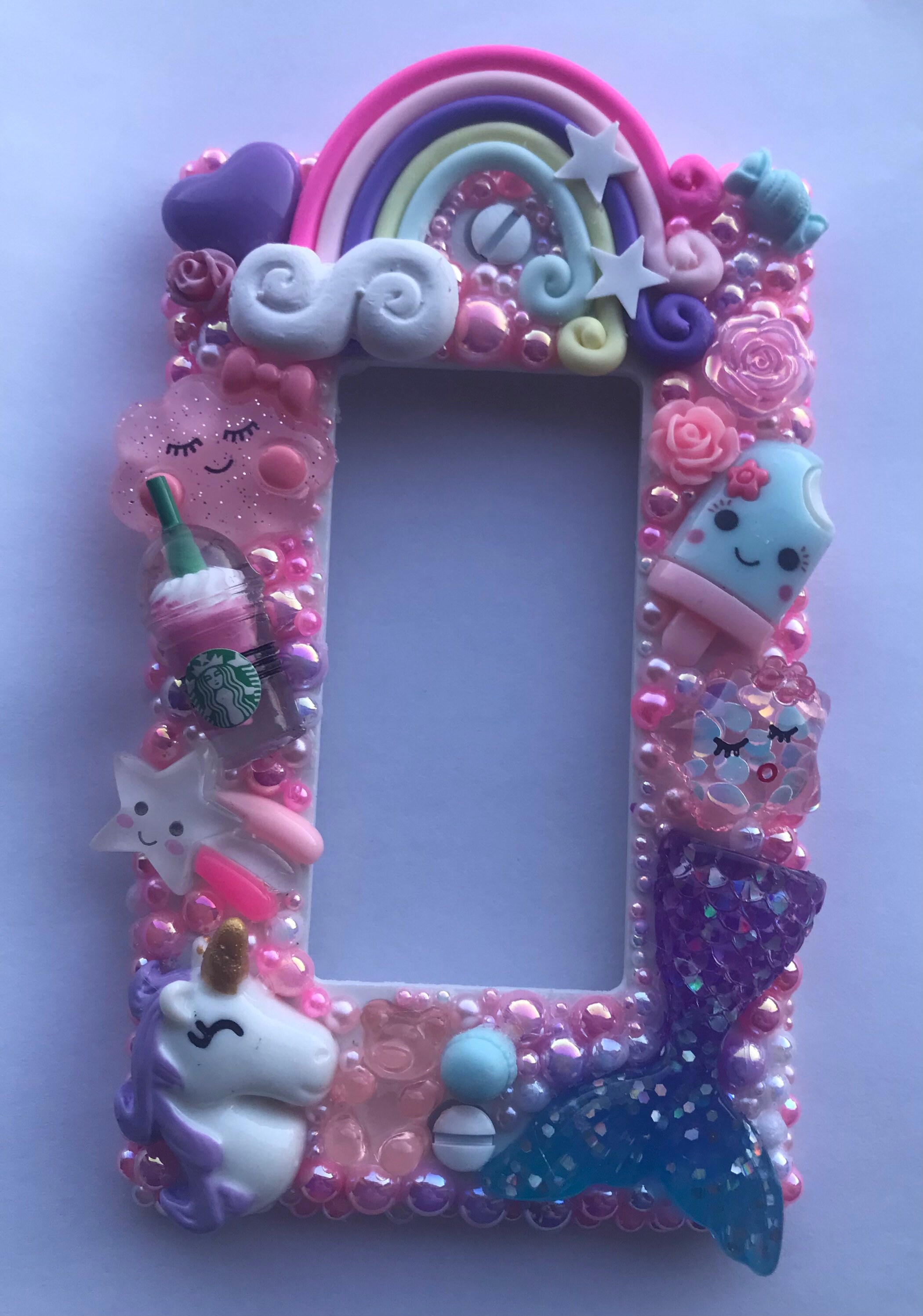 Hand Decorated Cute Kawaii Light Switch Cover Etsy UK